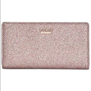 NWT Kate Spade Burgess Court Wallet rose gold